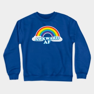 Awkward AF Rainbow Crewneck Sweatshirt